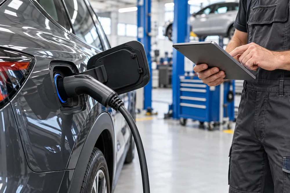 EV health check illustration